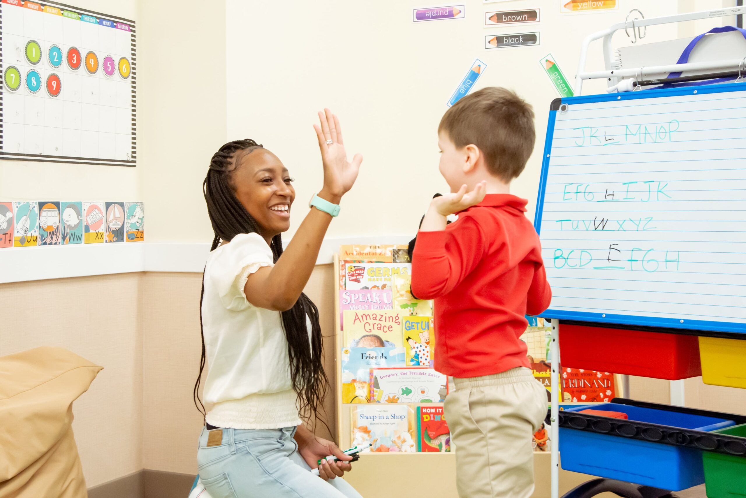 children playing together preschool social interaction classroom